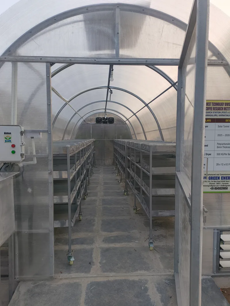Smart Solar Tunnel Dryer